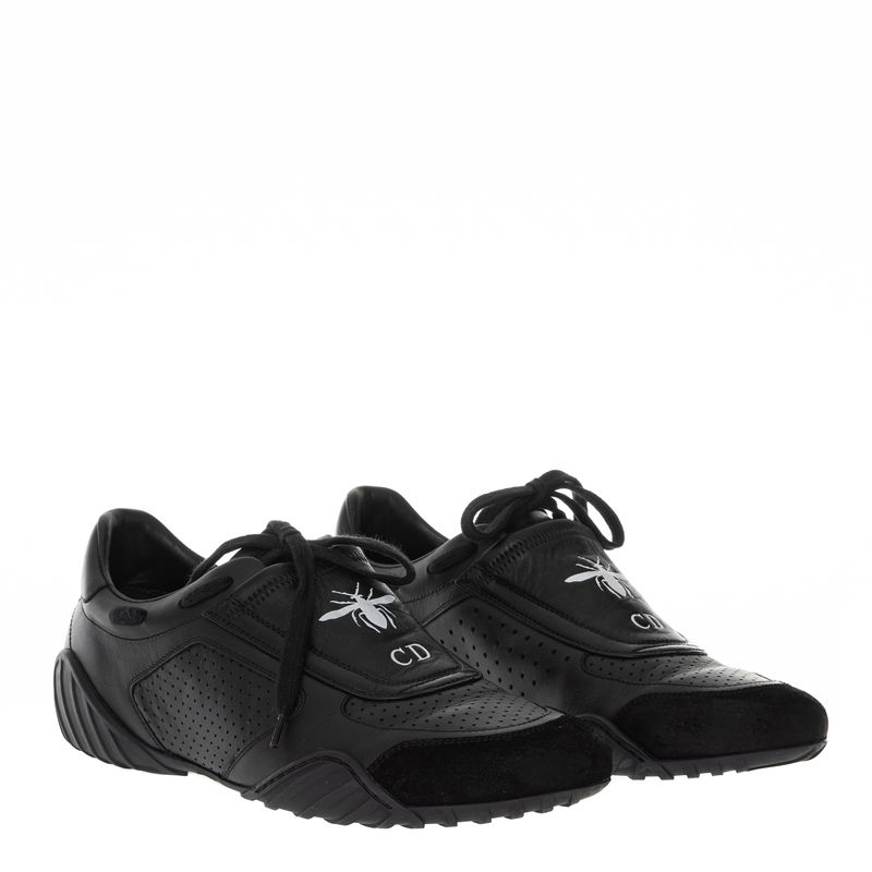 Tenis-Christian-Dior-D-Fence-Couro-Preto