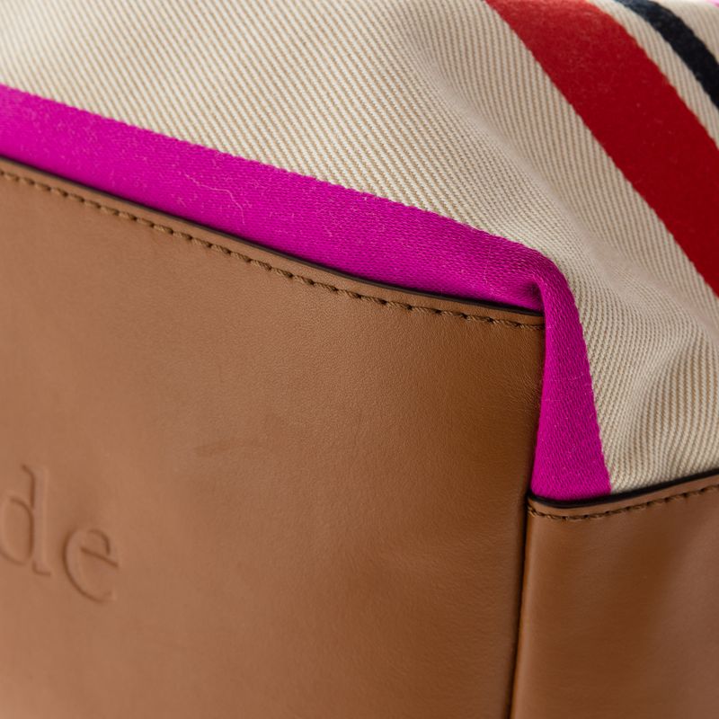 Bolsa-Kate-Spade-Tecido-Listras-e-Couro-Caramelo