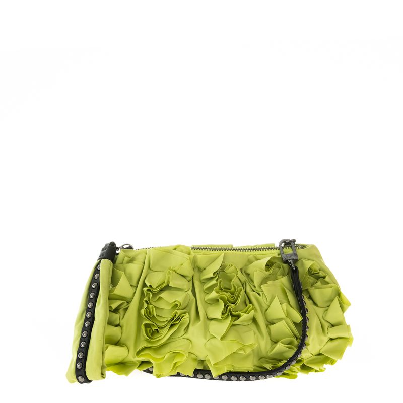 Bolsa-Diane-Von-Furstenberg-Tecido-Verde-Neon-e-Tachas