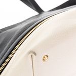 Bolsa-Salvatore-Ferragamo-Tote-Extensivel-Couro-Preto-Branco-e-Vermelho