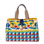 Bolsa-Dolce---Gabbana-Shopping-Canvas-Carreto-Majolica