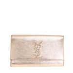 Clutch-Saint-Laurent-Belle-du-Jour-Dourada