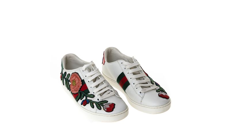 Gucci outlet tenis flores