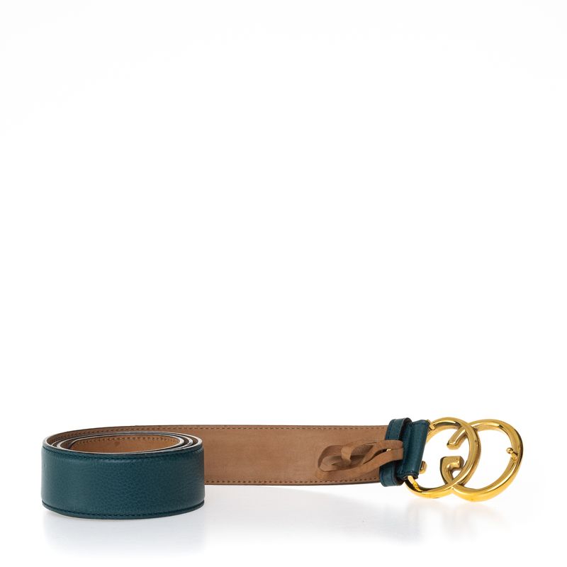 Cinto-Gucci-GG-Couro-Azul
