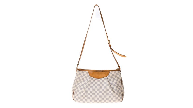 Preloved Louis Vuitton Azur Damier Canvas Siracusa Shoulder Bag SP4100 –  KimmieBBags LLC