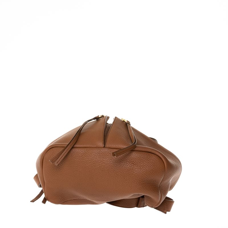 Mochila-Salvatore-Ferragamo-Couro-Caramelo