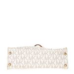 Bolsa-Michael-Kors-Monograma-Branco-e-Caramelo