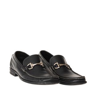 Mocassim Salvatore Ferragamo Couro Preto
