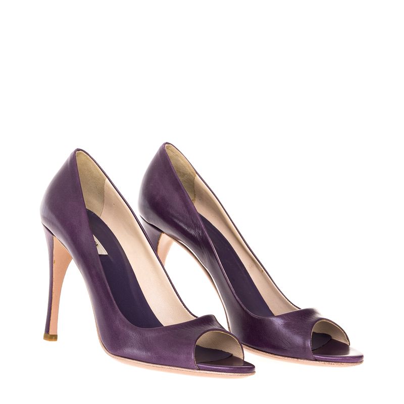 Sapato-Prada-Couro-Roxo