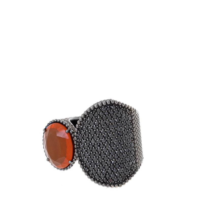 Anel-Carla-Amorim-Greta-Diamantes-Negros-e-Opala-de-Fogo-Black-Label