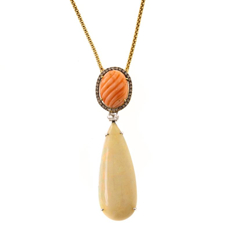Colar-Gota-Ouro-Brilhantes-Opala-e-Coral