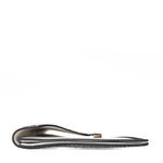 Clutch-Celine-Diamond-Couro-Preto-Branco-e-Phyton-Azul