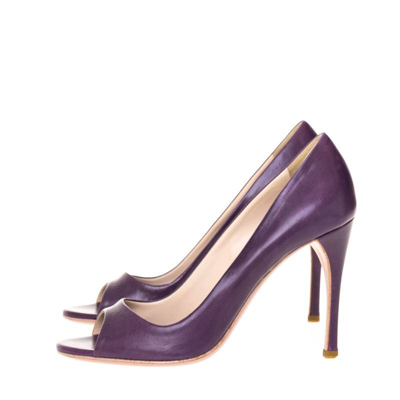 Sapato-Prada-Couro-Roxo