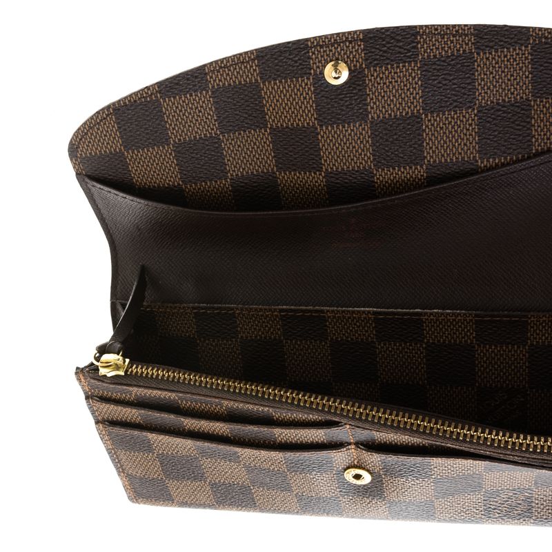 Carteira-Louis-Vuitton-Emilie-Damier-Ebene