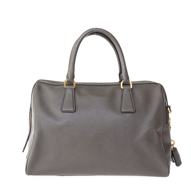 Bolsa-Prada-Transversal-Saffiano-Cinza