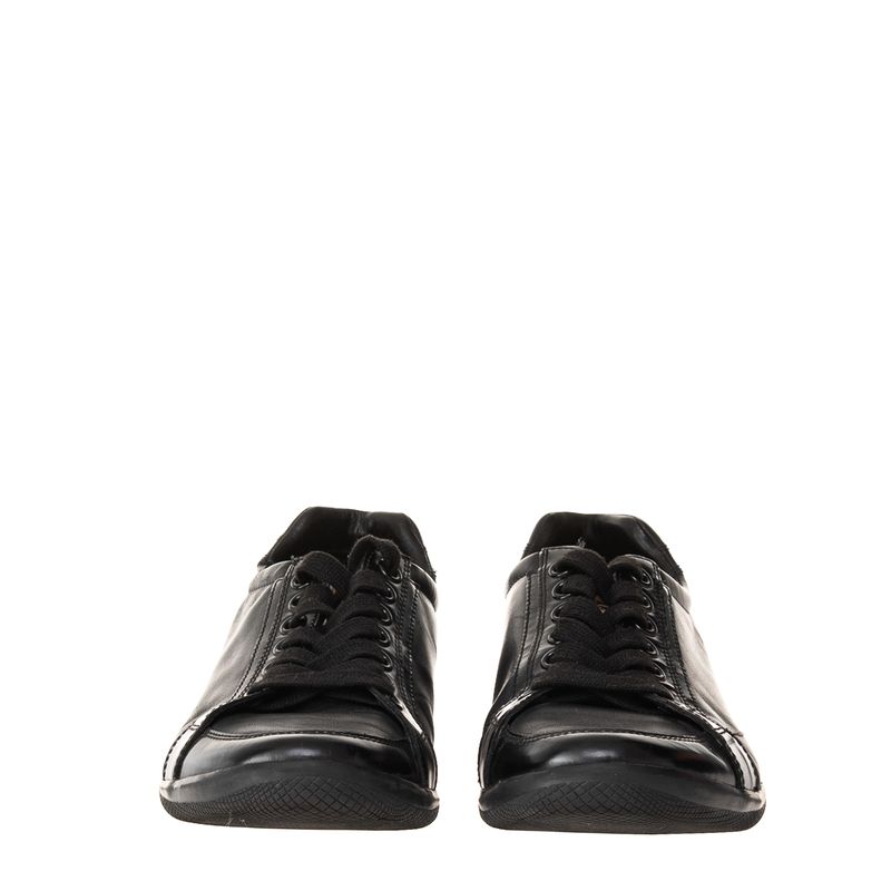 Tenis-Prada-Couro-Preto