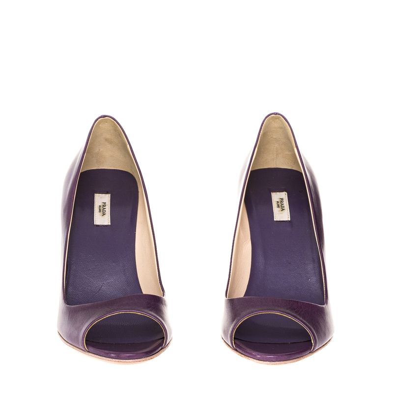 Sapato-Prada-Couro-Roxo