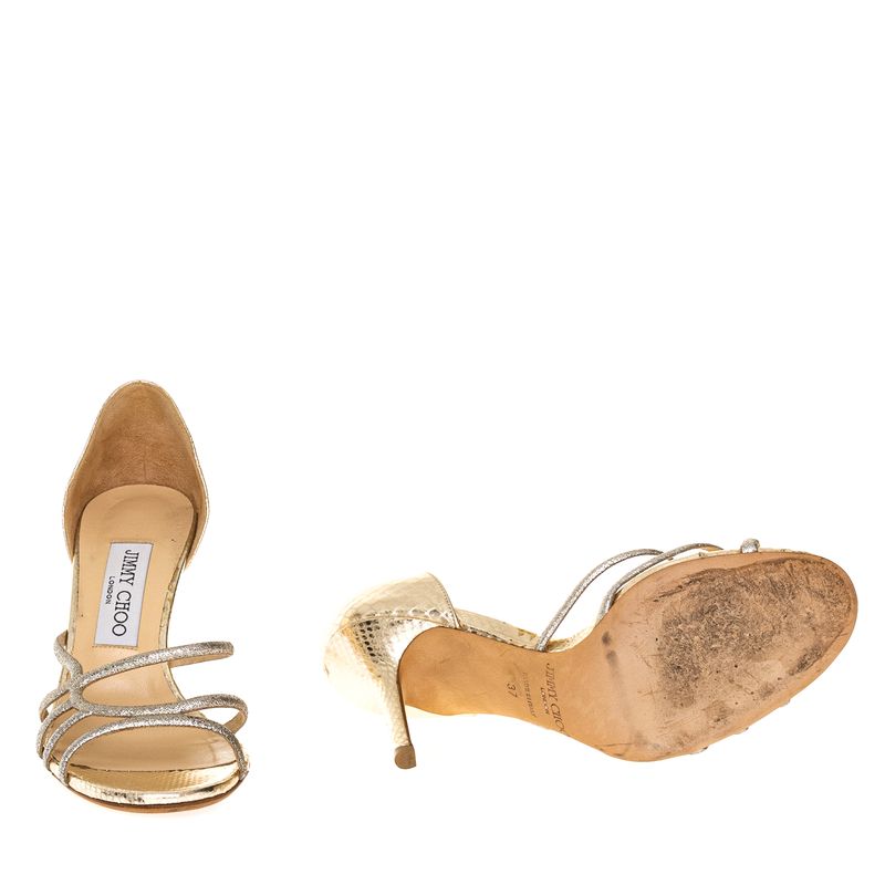 Sandalia-Jimmy-Choo-Dourada-com-Brilhos