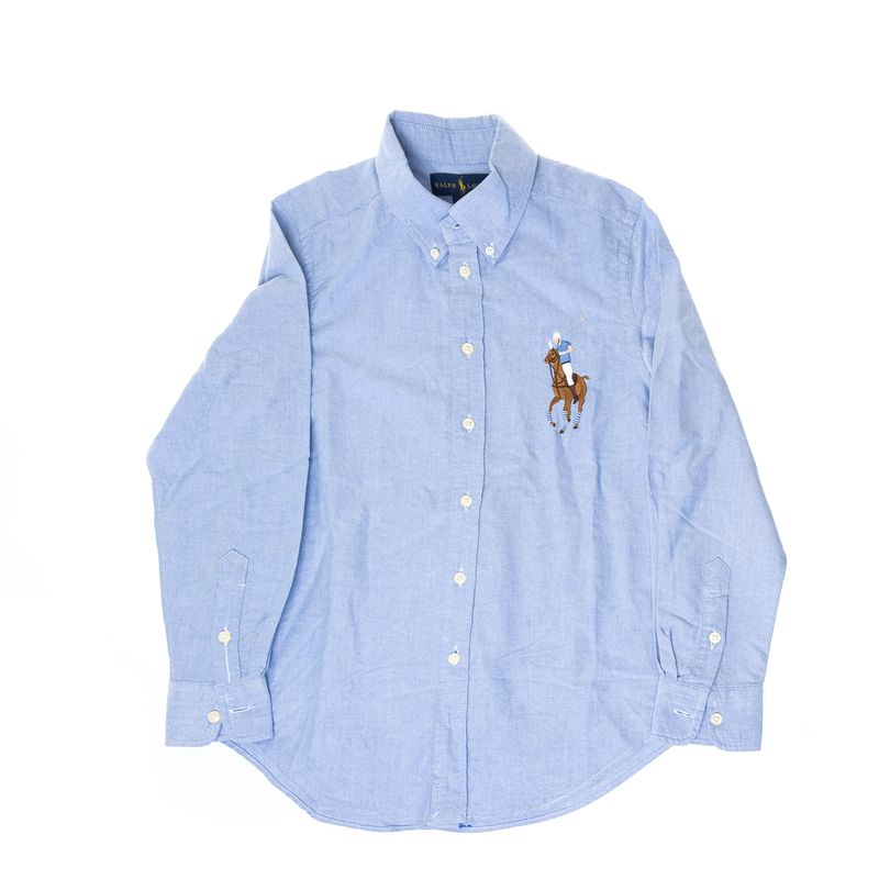 Camisa-Ralph-Lauren-Infantil-Azul-Claro