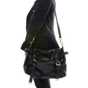 Bolsa Mulberry Alexa Couro Preto