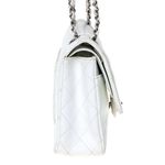 Bolsa-Chanel-Classica-Double-Flap-Caviar-Branco