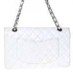 Bolsa-Chanel-Classica-Double-Flap-Caviar-Branco