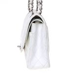 Bolsa-Chanel-Classica-Double-Flap-Caviar-Branco