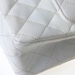 Bolsa-Chanel-Classica-Double-Flap-Caviar-Branco