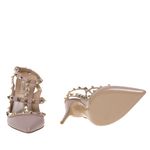 Scarpin-Valentino-Rockstud-Couro-Bege