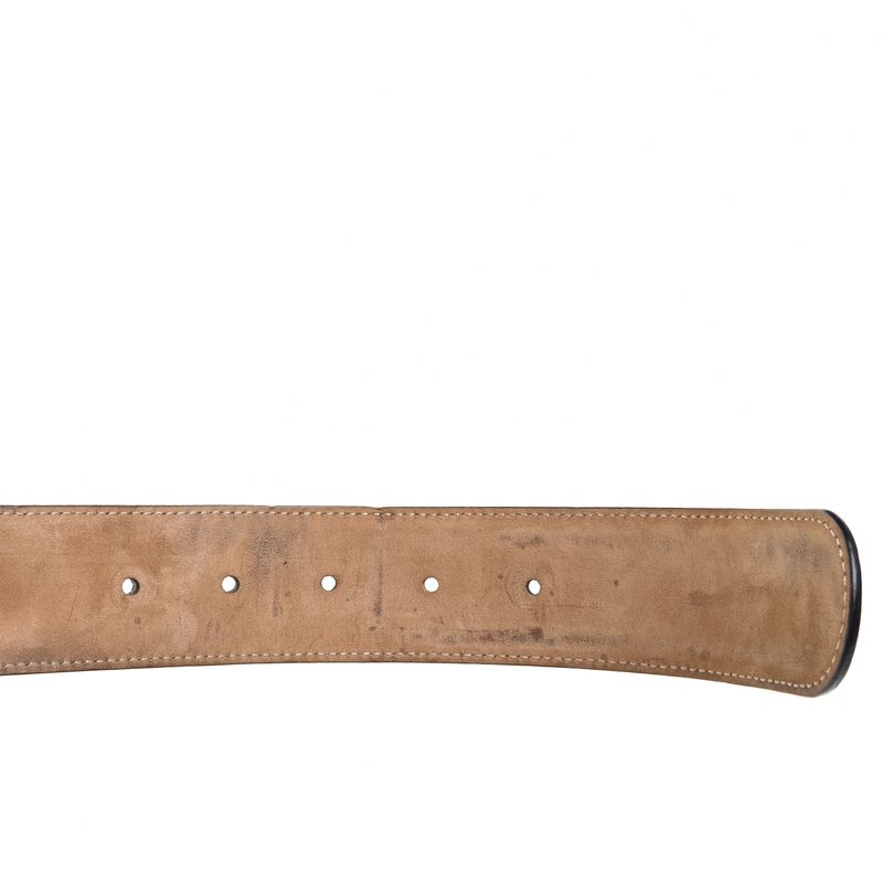 Cinto-Gucci-Signature-Couro-Preto
