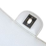 Bolsa-Chanel-Classica-Double-Flap-Caviar-Branco