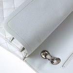 Bolsa-Chanel-Classica-Double-Flap-Caviar-Branco