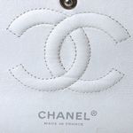 Bolsa-Chanel-Classica-Double-Flap-Caviar-Branco