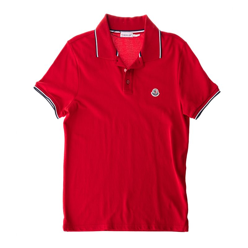 Blusa-Polo-Moncler-Infantil-Vermelha