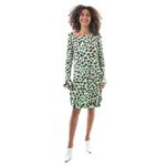 Vestido-Bluemarine-Seda-Animal-Print-Verde