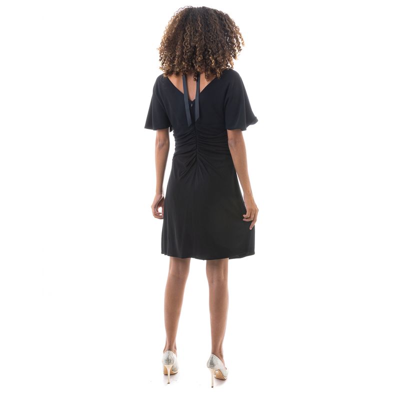 Vestido-Badgley-Mischka-Preto-Bordado-Decote
