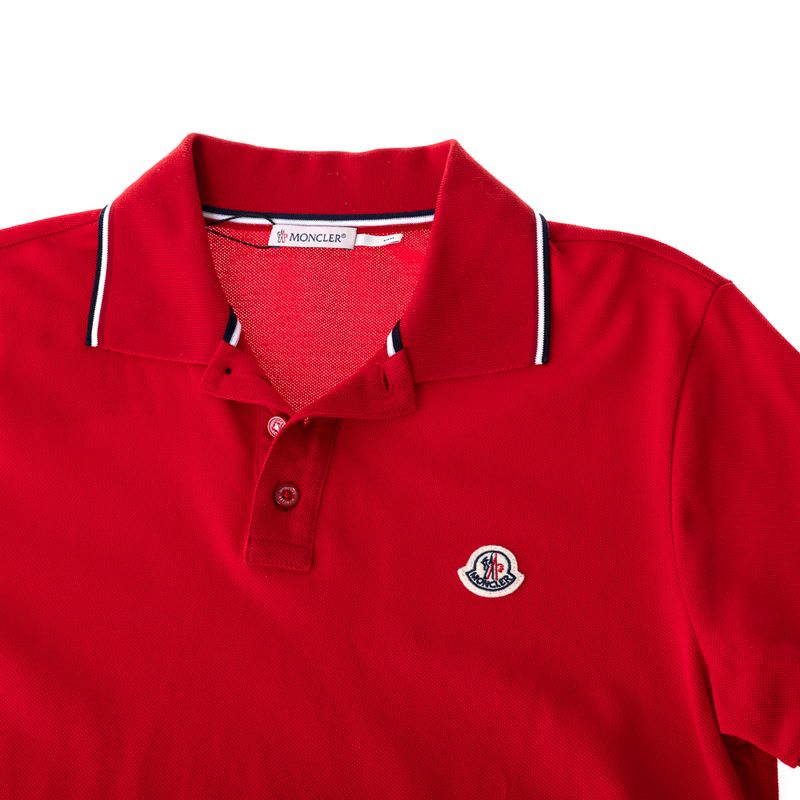 Blusa-Polo-Moncler-Infantil-Vermelha
