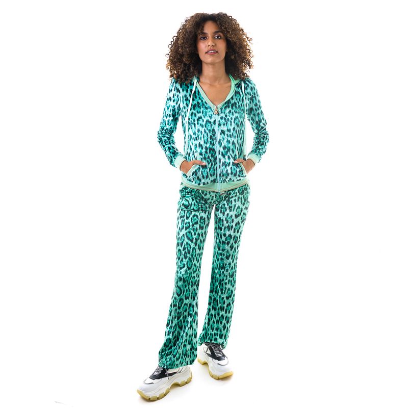 Conjunto-Roberto-Cavalli-Animal-Print-Verde
