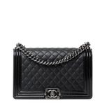 Bolsa-Chanel-Boy-Media-Matelasse-Preta