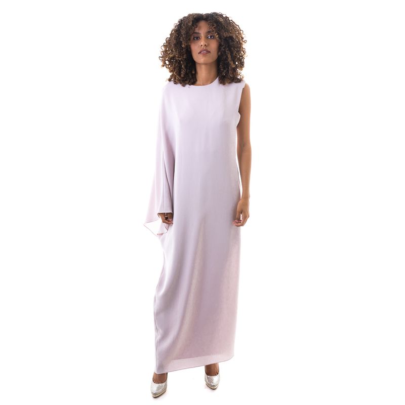 Vestido-Longo-Assimetrico-Rosa-Claro