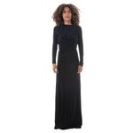 Vestido-Longo-Drapeado-Costas-Nuas-Preto