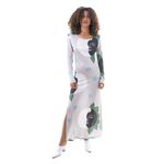 Vestido-Longo-Cinza-Estampado-Lua-e-Estrelas