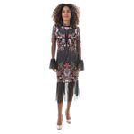 Vestido-Tule-Preto-Bordado-Flores