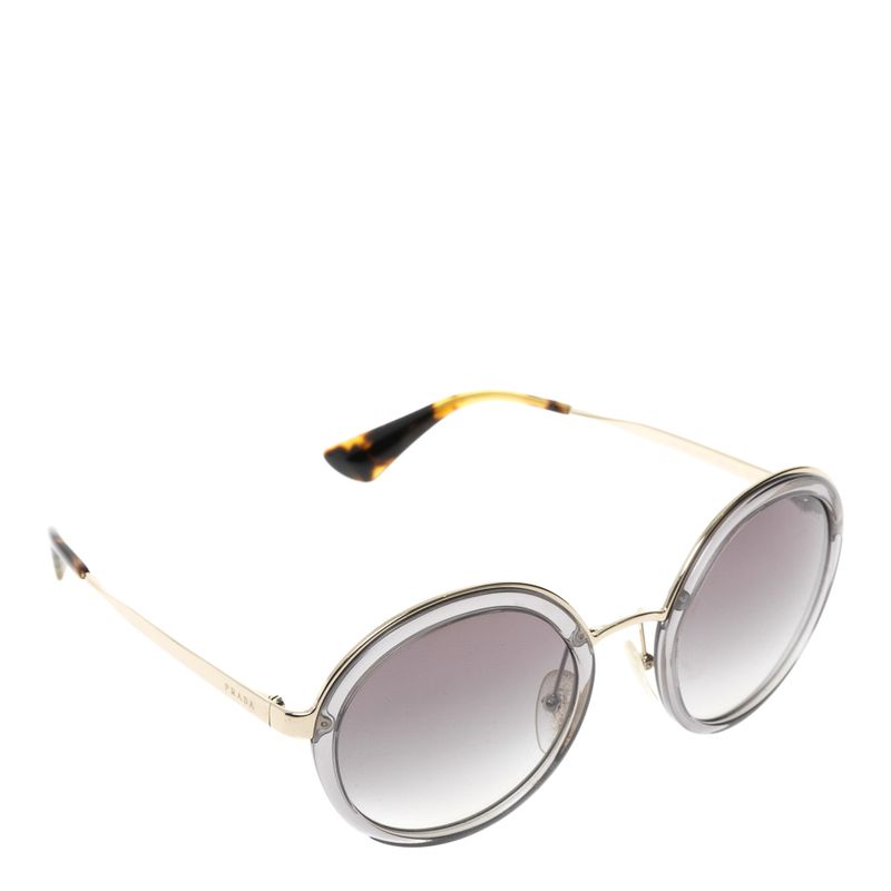 Oculos-Prada-Redondo-Acetato-Cinza