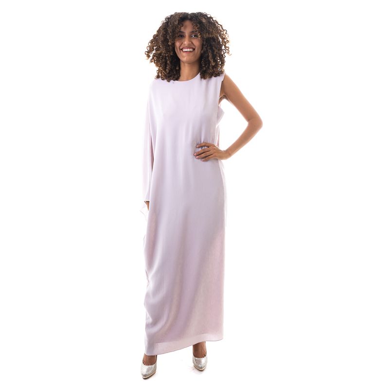 Vestido-Longo-Assimetrico-Rosa-Claro