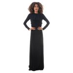 Vestido-Longo-Drapeado-Costas-Nuas-Preto