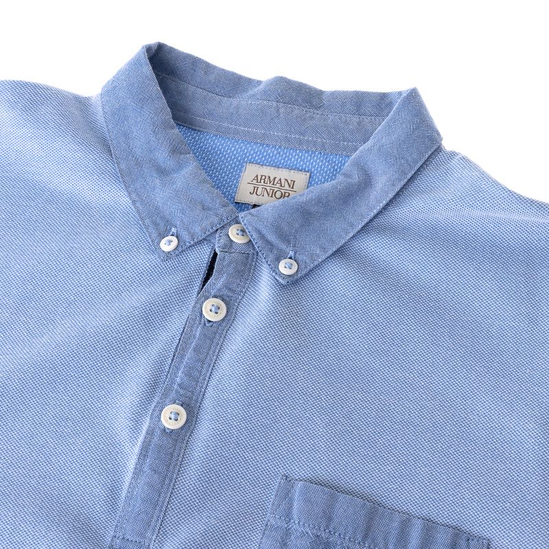 Blusa-Polo-Armani-Infantil-Azul-Claro