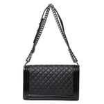 Bolsa-Chanel-Boy-Media-Matelasse-Preta