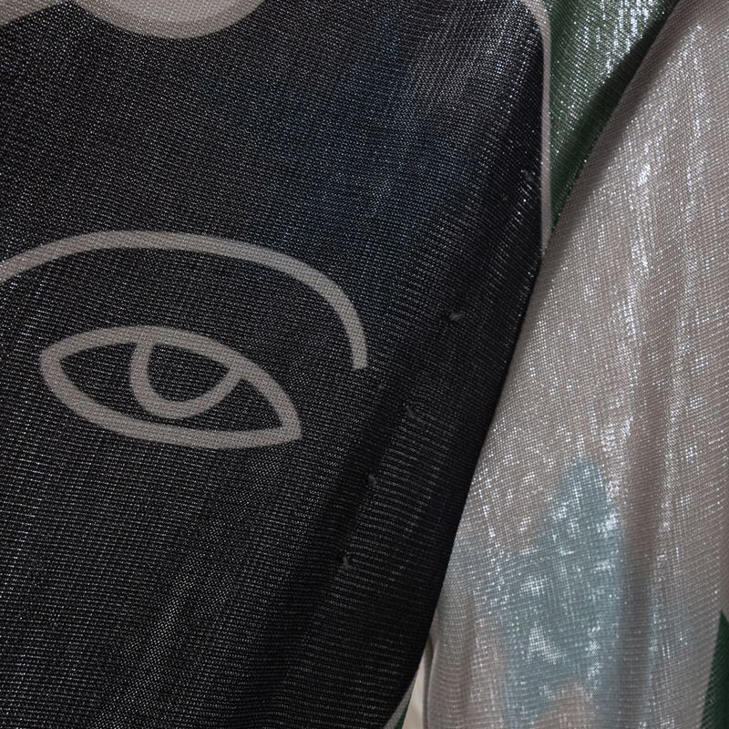 Vestido-Longo-Cinza-Estampado-Lua-e-Estrelas
