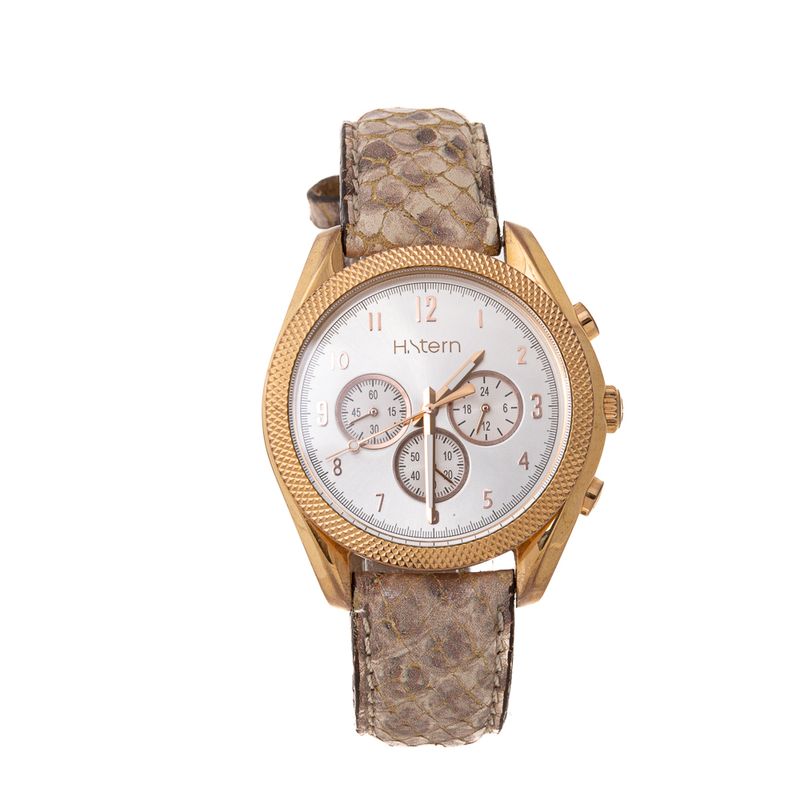 67286-Relogio-H.-Stern-Golden-Brown-Python-Bege-1